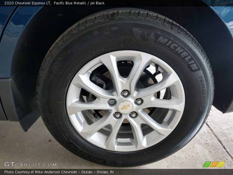 Pacific Blue Metallic / Jet Black 2020 Chevrolet Equinox LT