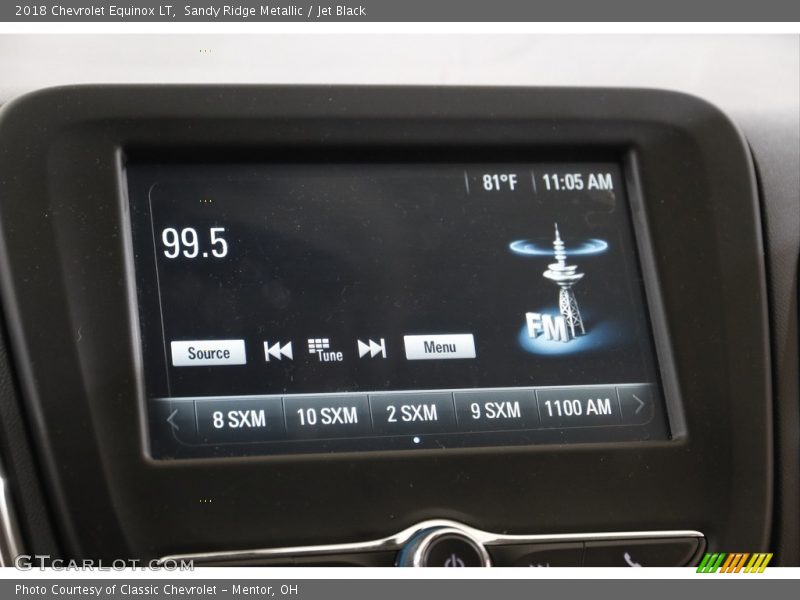 Sandy Ridge Metallic / Jet Black 2018 Chevrolet Equinox LT