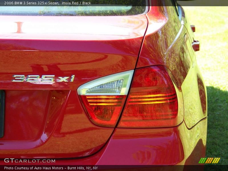 Imola Red / Black 2006 BMW 3 Series 325xi Sedan