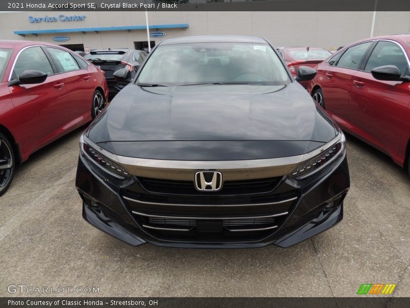 Crystal Black Pearl / Black 2021 Honda Accord Sport SE