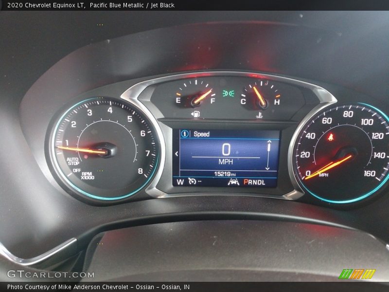 Pacific Blue Metallic / Jet Black 2020 Chevrolet Equinox LT