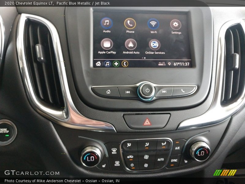 Pacific Blue Metallic / Jet Black 2020 Chevrolet Equinox LT