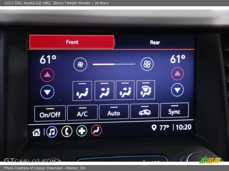 Ebony Twilight Metallic / Jet Black 2021 GMC Acadia SLE AWD