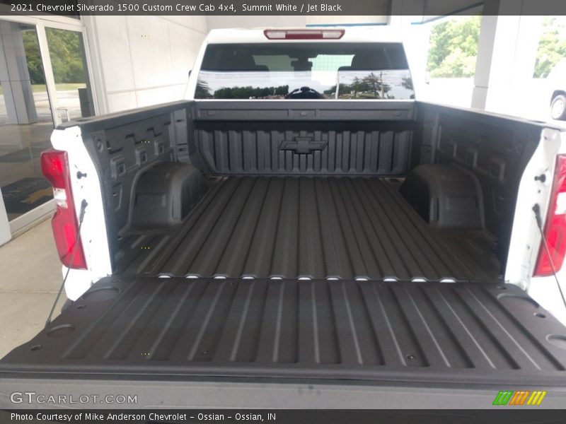 Summit White / Jet Black 2021 Chevrolet Silverado 1500 Custom Crew Cab 4x4