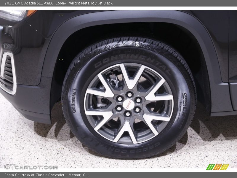 Ebony Twilight Metallic / Jet Black 2021 GMC Acadia SLE AWD