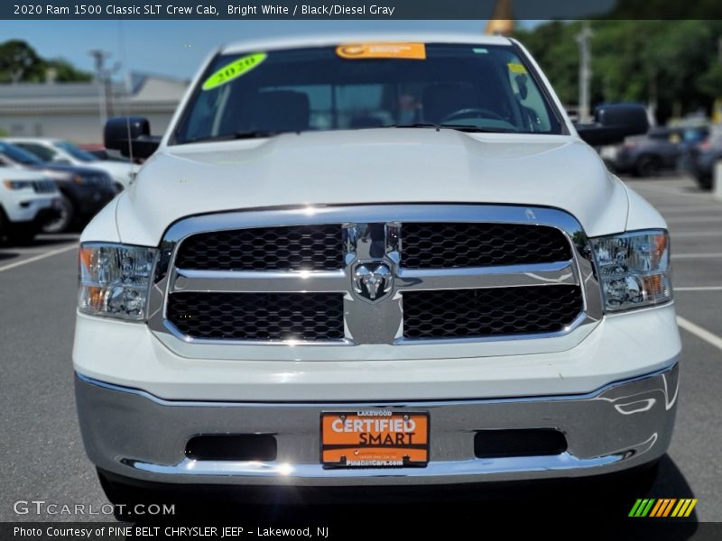 Bright White / Black/Diesel Gray 2020 Ram 1500 Classic SLT Crew Cab