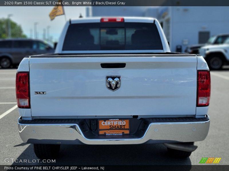 Bright White / Black/Diesel Gray 2020 Ram 1500 Classic SLT Crew Cab