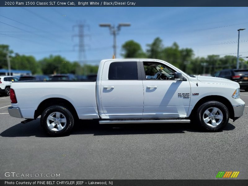 Bright White / Black/Diesel Gray 2020 Ram 1500 Classic SLT Crew Cab