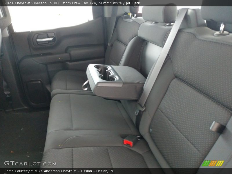 Summit White / Jet Black 2021 Chevrolet Silverado 1500 Custom Crew Cab 4x4