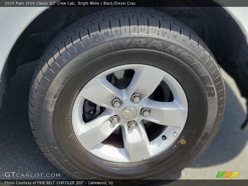 Bright White / Black/Diesel Gray 2020 Ram 1500 Classic SLT Crew Cab