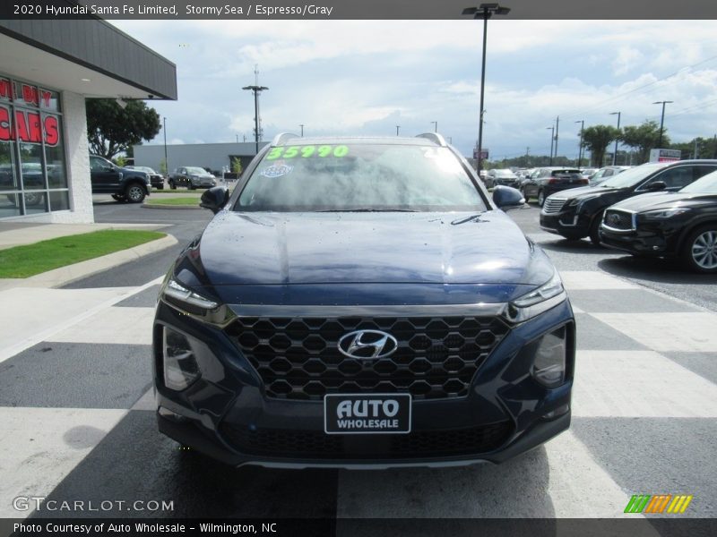 Stormy Sea / Espresso/Gray 2020 Hyundai Santa Fe Limited