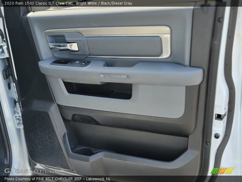 Bright White / Black/Diesel Gray 2020 Ram 1500 Classic SLT Crew Cab