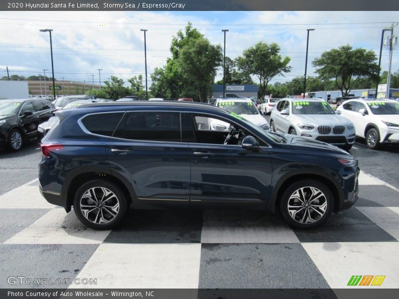 Stormy Sea / Espresso/Gray 2020 Hyundai Santa Fe Limited