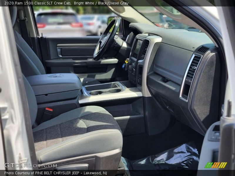 Bright White / Black/Diesel Gray 2020 Ram 1500 Classic SLT Crew Cab
