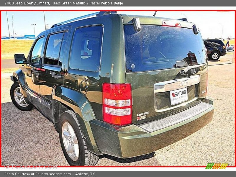 Jeep Green Metallic / Pastel Pebble Beige 2008 Jeep Liberty Limited