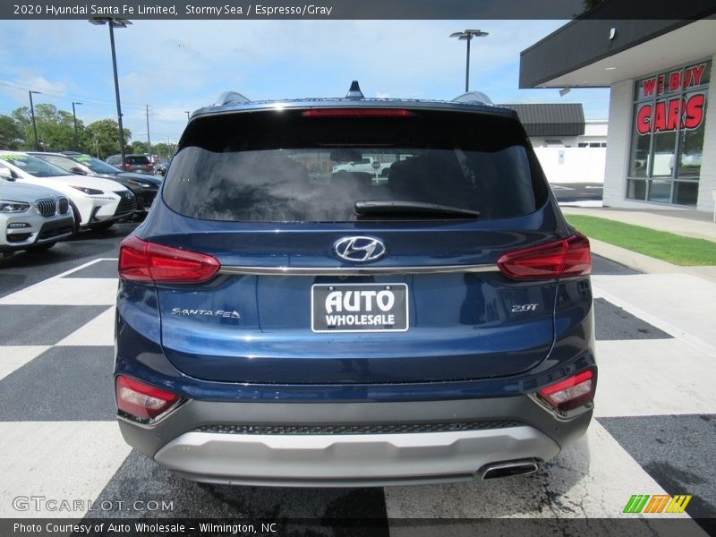 Stormy Sea / Espresso/Gray 2020 Hyundai Santa Fe Limited