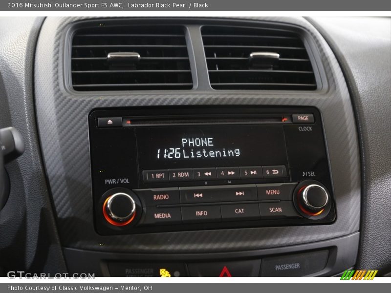 Audio System of 2016 Outlander Sport ES AWC