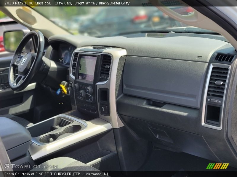 Bright White / Black/Diesel Gray 2020 Ram 1500 Classic SLT Crew Cab