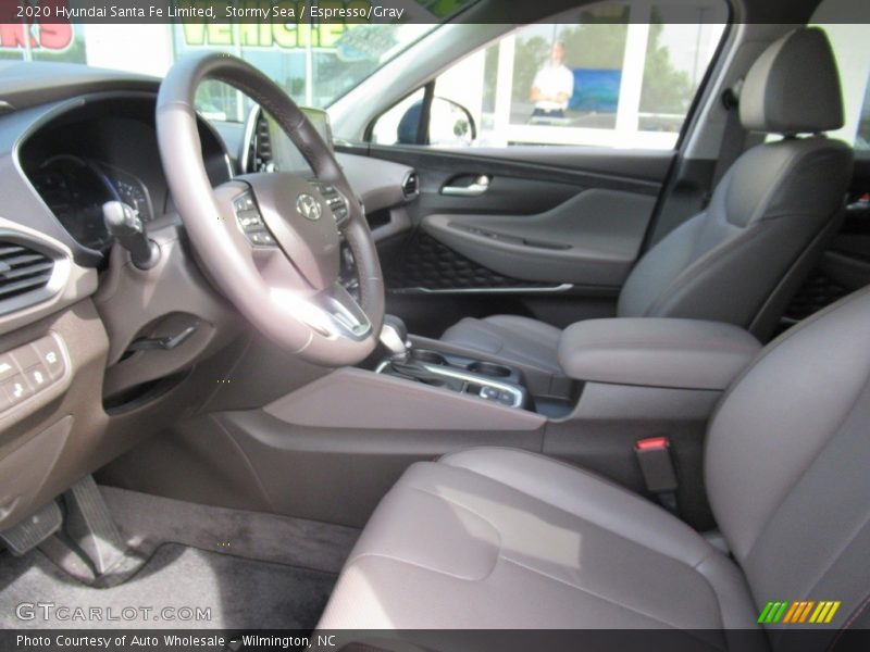 Stormy Sea / Espresso/Gray 2020 Hyundai Santa Fe Limited