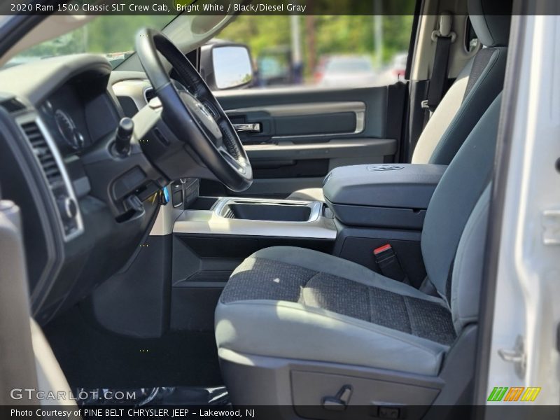 Bright White / Black/Diesel Gray 2020 Ram 1500 Classic SLT Crew Cab
