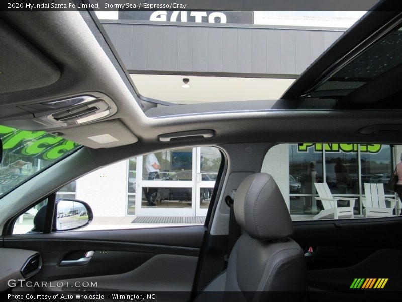 Stormy Sea / Espresso/Gray 2020 Hyundai Santa Fe Limited