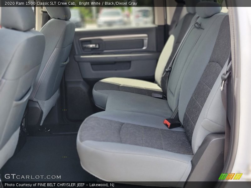 Bright White / Black/Diesel Gray 2020 Ram 1500 Classic SLT Crew Cab