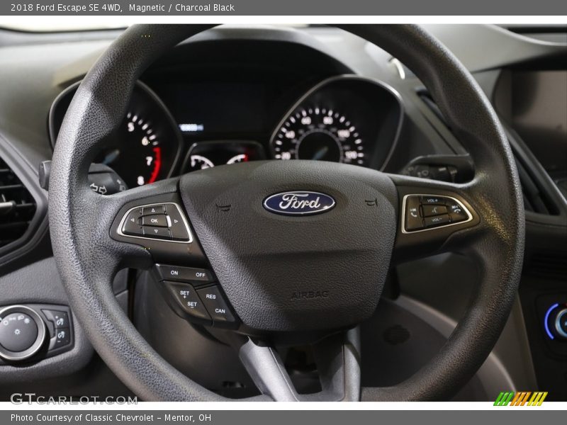 Magnetic / Charcoal Black 2018 Ford Escape SE 4WD
