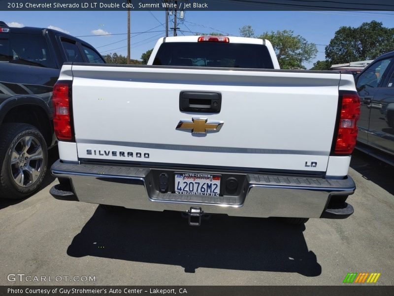 Summit White / Jet Black 2019 Chevrolet Silverado LD LT Double Cab