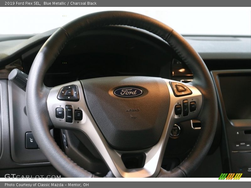 Blue Metallic / Charcoal Black 2019 Ford Flex SEL