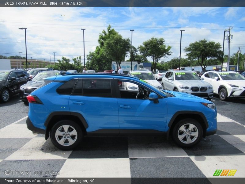 Blue Flame / Black 2019 Toyota RAV4 XLE