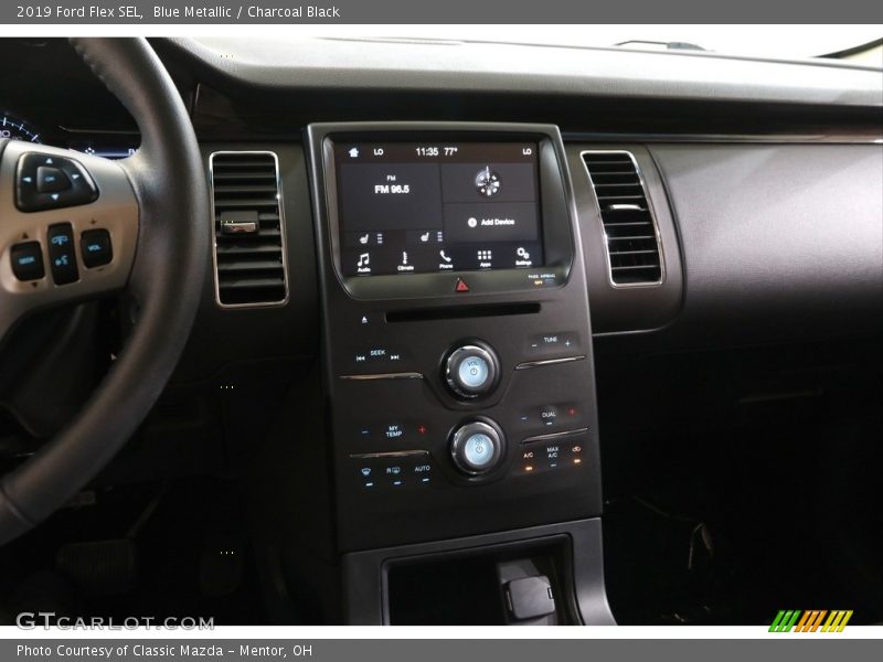 Blue Metallic / Charcoal Black 2019 Ford Flex SEL