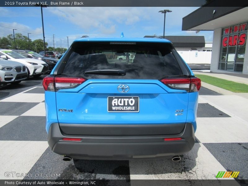 Blue Flame / Black 2019 Toyota RAV4 XLE