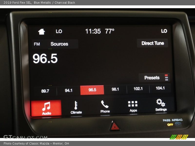 Blue Metallic / Charcoal Black 2019 Ford Flex SEL