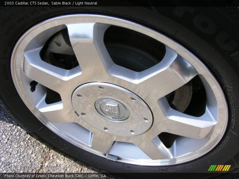 Sable Black / Light Neutral 2003 Cadillac CTS Sedan