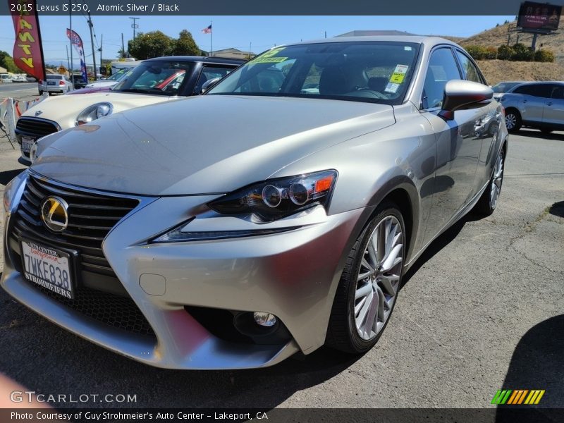 Atomic Silver / Black 2015 Lexus IS 250