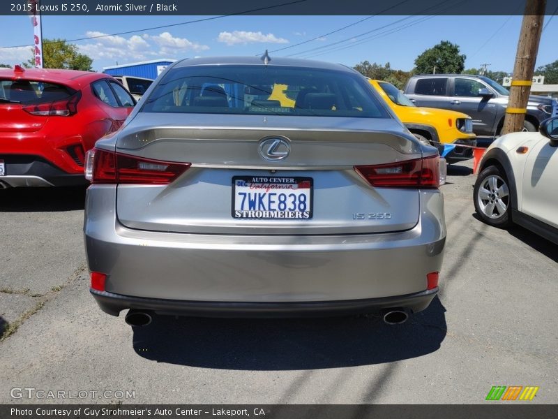Atomic Silver / Black 2015 Lexus IS 250