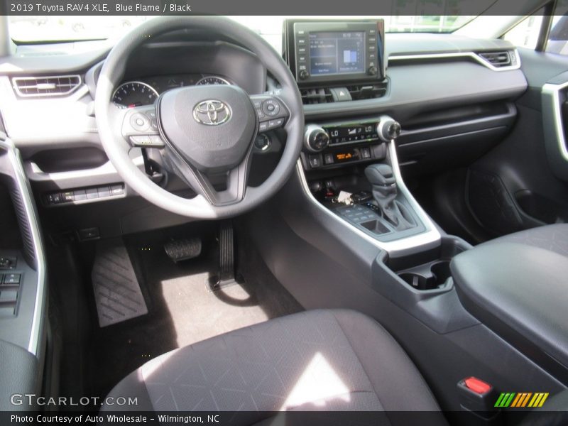 Blue Flame / Black 2019 Toyota RAV4 XLE