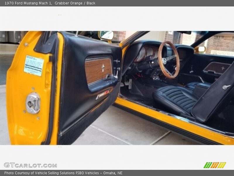 Grabber Orange / Black 1970 Ford Mustang Mach 1