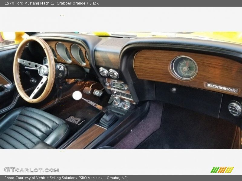 Dashboard of 1970 Mustang Mach 1
