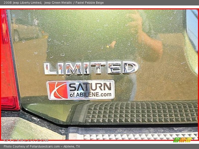 Jeep Green Metallic / Pastel Pebble Beige 2008 Jeep Liberty Limited