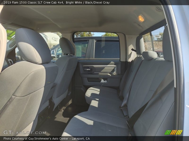 Bright White / Black/Diesel Gray 2019 Ram 1500 Classic SLT Crew Cab 4x4