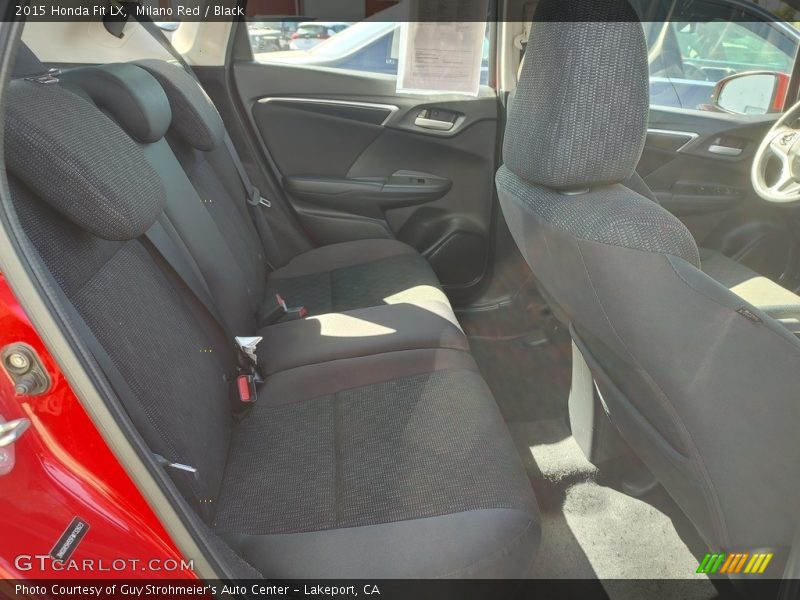 Milano Red / Black 2015 Honda Fit LX