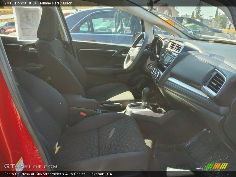Milano Red / Black 2015 Honda Fit LX