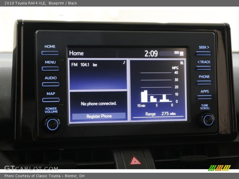 Blueprint / Black 2019 Toyota RAV4 XLE