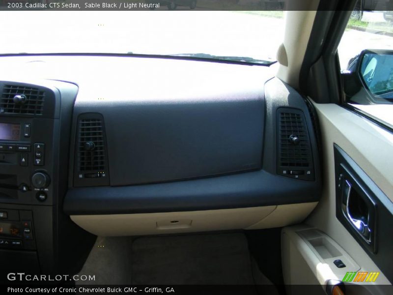 Sable Black / Light Neutral 2003 Cadillac CTS Sedan