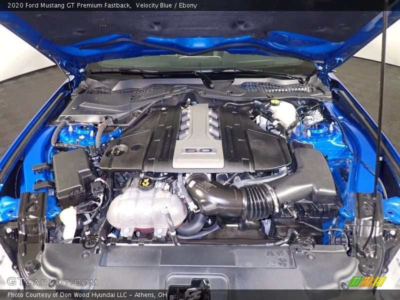 Velocity Blue / Ebony 2020 Ford Mustang GT Premium Fastback