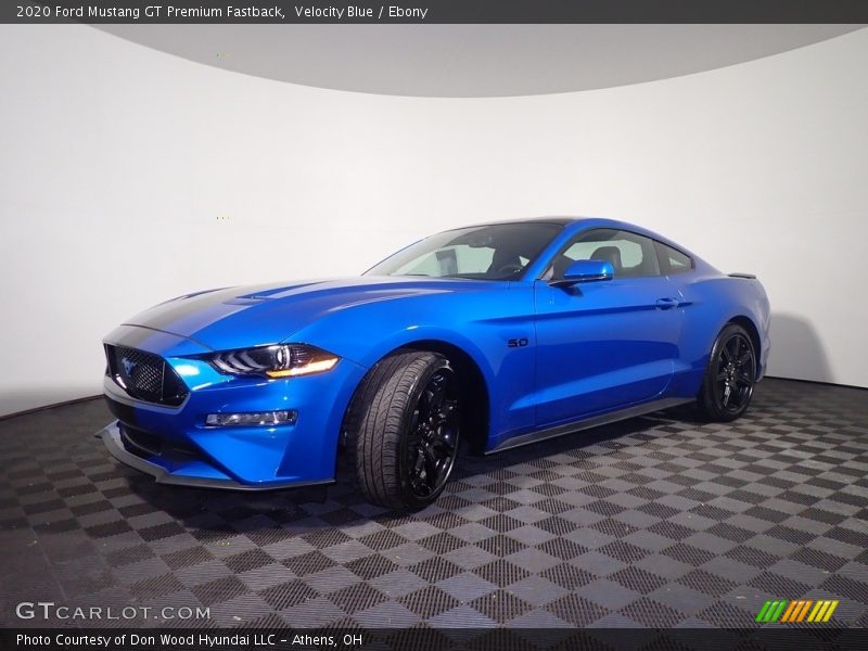 Velocity Blue / Ebony 2020 Ford Mustang GT Premium Fastback