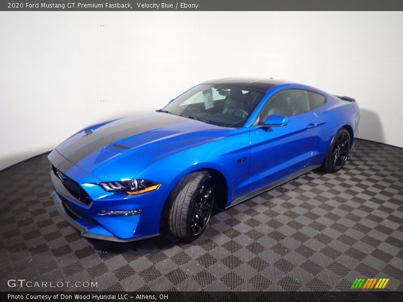 Velocity Blue / Ebony 2020 Ford Mustang GT Premium Fastback