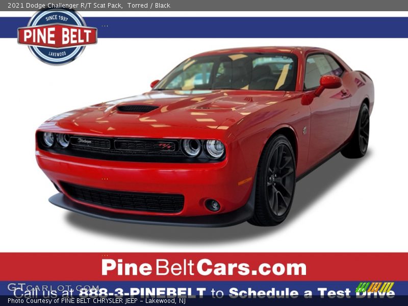 Torred / Black 2021 Dodge Challenger R/T Scat Pack