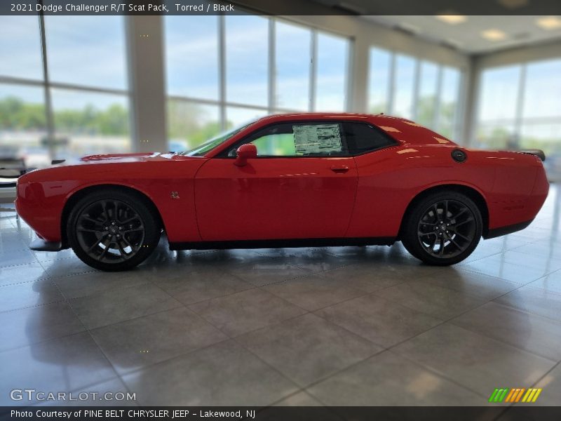 Torred / Black 2021 Dodge Challenger R/T Scat Pack